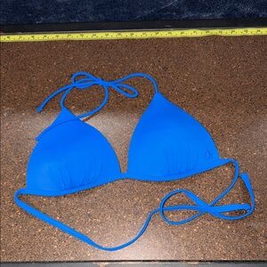 OP Women's Triangle Bikini Top in Bright Blue